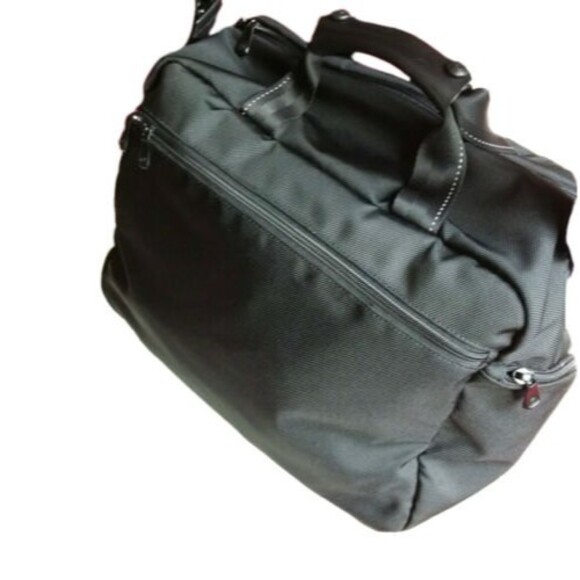 Tumi Unisex Black Nylon Business Bag Multi Compartments Adjustable Strap - Picture 4 of 7